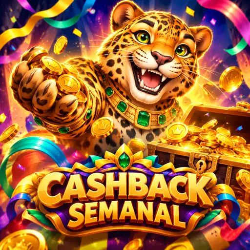 Seta circular dourada representando o retorno semanal do cashback sem rollover