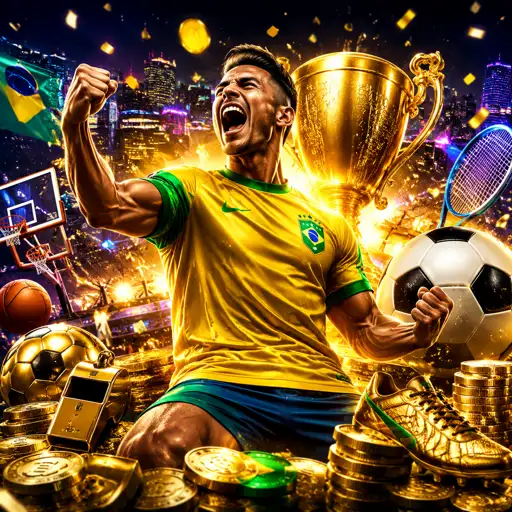 Estádio de futebol iluminado à noite na abertura do guia de apostas múltiplas
