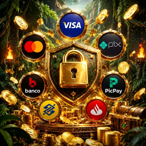 Métodos de pagamento aceitos na plataforma: PIX, cartão e USDT
